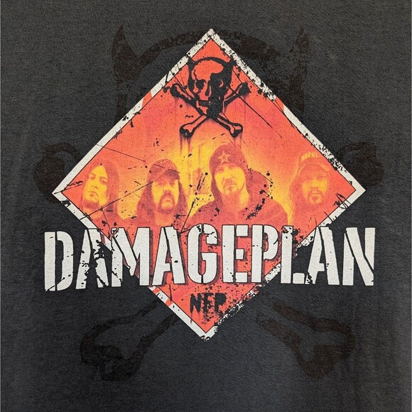 Damageplan XL T-Shirt Dimebag Darrel Vinnie Paul New Found Power Pantera 2006 - Picture 7 of 8